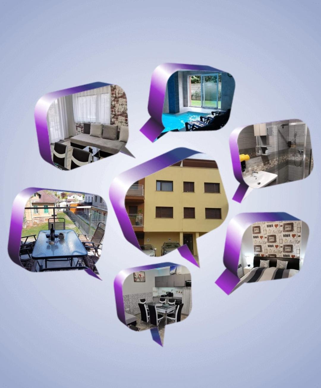 Sweet&Center Wellness Apartman Siófok Eksteriør billede